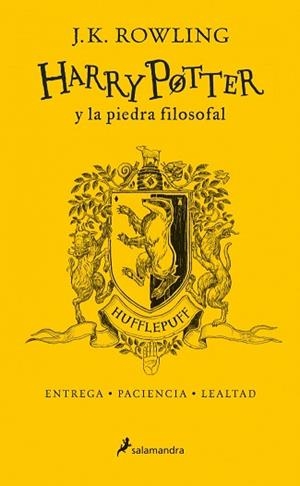 HP1 -  HP Y LA PIEDRA FILOSOFAL (20 ANIV. HUFFLEPU | 9788498388893 | ROWLING, J.K.