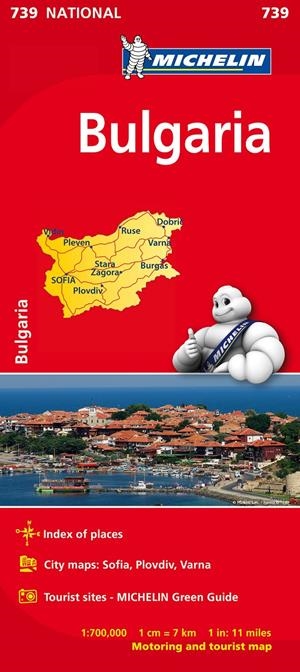 MAPA NATIONAL BULGARIA | 9782067174078 | VARIOS AUTORES