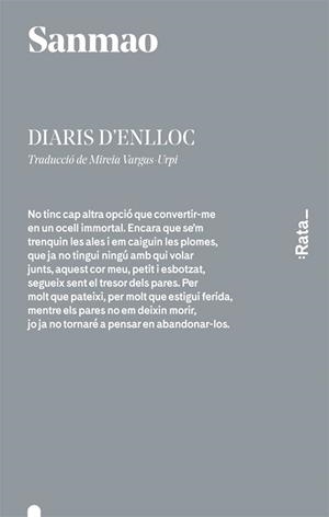 DIARIS D'ENLLOC | 9788416738069 | SANMAO