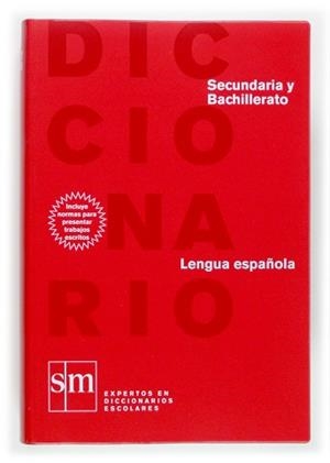 SECUNDARIA Y BACHILLERATO. LENGUA ESPAÑOLA : DICCIONARIOS SM | 9788467508314 | VARIOS AUTORES