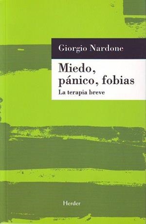 MIEDO, PANICO, FOBIAS | 9788425420078 | NARDONE, GIORGIO