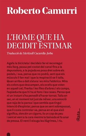 L'HOME QUE HA DECIDIT ESTIMAR | 9788416738533 | CAMURRI, ROBERTO