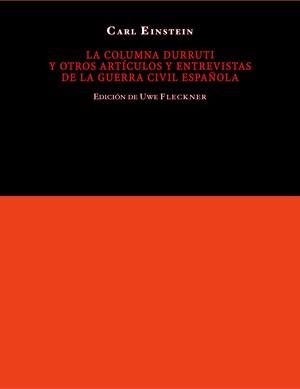 COLUMNA DURRUTI Y OTROS ARTICULOS | 9788461127252 | EINSTEIN, CARL