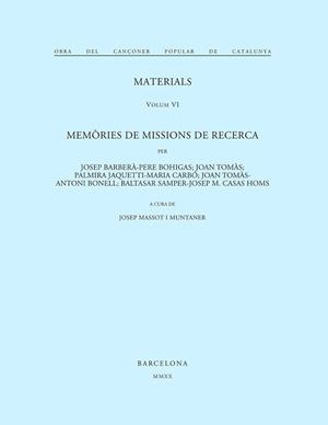 MATERIALS. VOLUM VI | 9788478267736 | MASSOT I MUNTANER, JOSEP