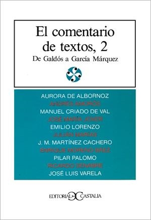 COMENTARIO DE TEXTOS 2, EL | 9788470391767 | VARIOS AUTORES