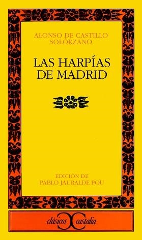 HARPIAS EN MADRID, LAS | 9788470394515 | CASTILLO SOLORZANO, ALONSO DE