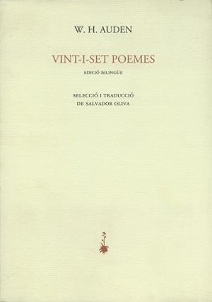 VINT-I-SET POEMES | 9788477271390 | AUDEN, WYSTAN HUGH
