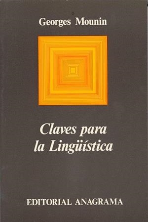 CLAVES PARA LA LINGUISTICA | 9788433900098 | MOUNIN, GEORGES