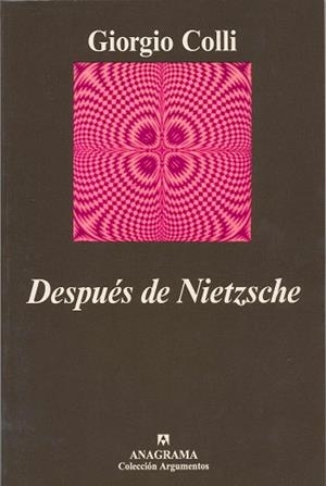 DESPUES DE NIETZSCHE | 9788433900531 | COLLI, GEORGIO