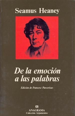 DE LA EMOCION A LAS PALABRAS | 9788433905291 | HEANEY, SEAMUS