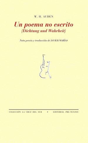 POEMA NO ESCRITO, UN | 9788481910766 | AUDEN, WYSTAN HUGH