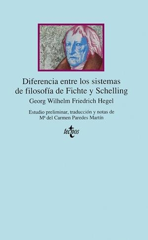 DIFERENCIA SISTEMA FILOS | 9788430918379 | HEGEL, GEORG WILHELM FRIEDRICH
