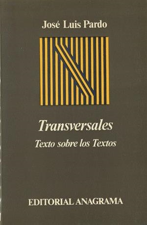 TRANSVERSALES | 9788433900487 | PARDO, JOSÉ LUIS