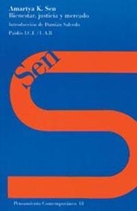 BIENESTAR, JUSTICIA Y MERCADO | 9788449303623 | SEN, A.