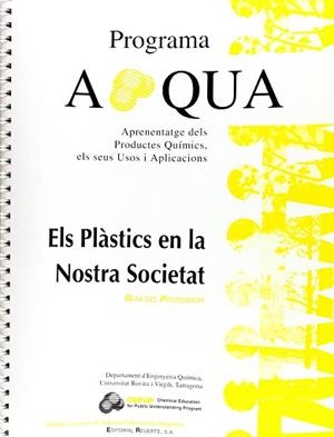 PLASTICS EN LA NOSTRA SOCIETAT. GUIA DEL PROFESSO | 9788429175691 | APQUA