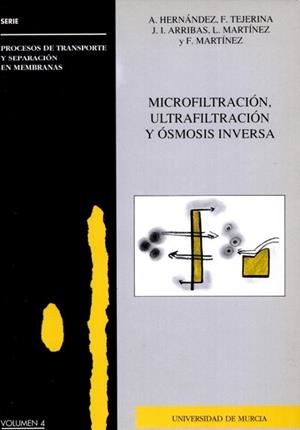 MICROFILTRACION, ULTRAFILTRACION, Y OSMOSIS INVER | 9788476849453 | HERNÁNDEZ GIMENEZ, ANTONIO/TEJERINA GARCÍA, FERNANDO/ARRIBAS, J. I./MARTÍNEZ DÍEZ, LOURDES/MARTINEZ,