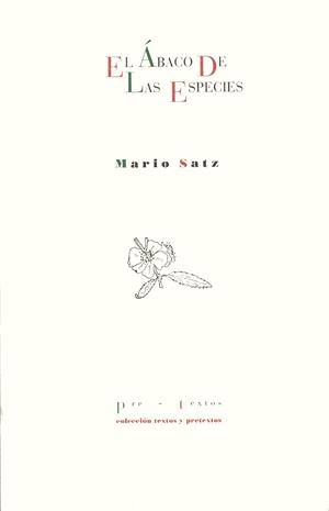 ABACO DE LAS ESPECIES, EL | 9788481910193 | SATZ, MARIO