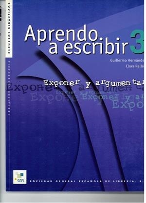 APREND0 A ESCRIBIR 3 | 9788471437709 | HERNÁNDEZ, GUILLERMO/RELLÁN, CLARA