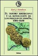 TESORO AMERICANO Y LA REVOLUCION DE LOS PRECIOS EN | 9788484321262 | HAMILTON, EARL J.