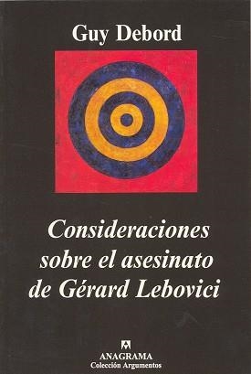 CONSIDERACIONES SOBRE EL ASESINATO DE GERARD LEBO | 9788433961570 | DEBORD, GUY