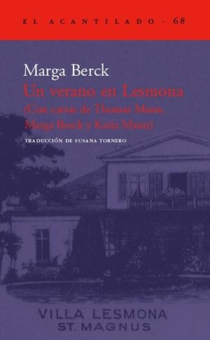 UN VERANO EN LESMONA | 9788496136014 | BERCK, MARGA