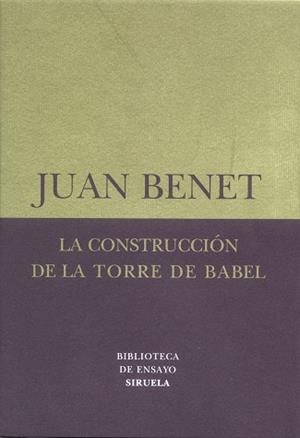CONSTRUCCION DE LA TORRE DE BABEL, LA | 9788478447176 | BENET, JUAN