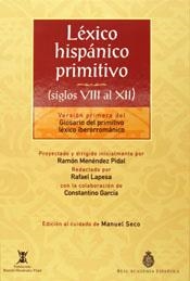 LEXICO HISPANICO PRIMITIVO | 9788467010541 | REAL ACADEMIA ESPAÑOLA