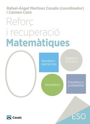 REFORÇ I RECUPERACIÓ. MATEMÀTIQUES 0 | 9788421882979 | CANO, CARMEN