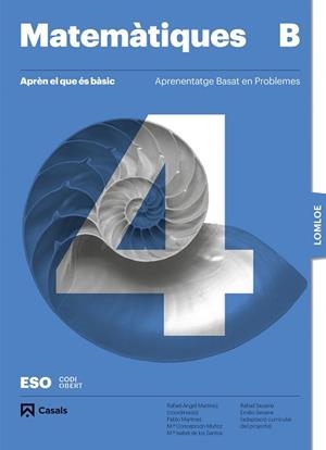 APRÈN EL QUE ÉS BÀSIC. MATEMÀTIQUES 4 B ESO. LOMLOE | 9788421882092 | VARIOS AUTORES