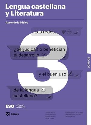 APRENDE LO BÁSICO. LENGUA CASTELLANA Y LITERATURA 3 ESO. LOMLOE | 9788421882177 | VARIOS AUTORES