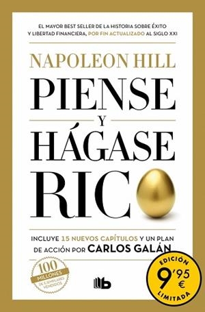 PIENSE Y HÁGASE RICO (EDICIÓN LIMITADA · VERANO) | 9788413148090 | HILL, NAPOLEON/GALÁN, CARLOS