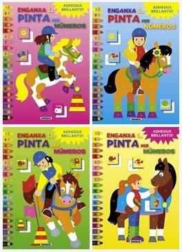ENGANXA I PINTA PER NUMEROS (4 TÍTOLS) | 9788467719475 | BUSQUETS, JORDI