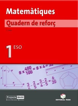 QUADERN DE REFORÇ DE MATEMATIQUES 1ER ESO | 9788430749331 | SALAS GUERRERO, CRISTINA