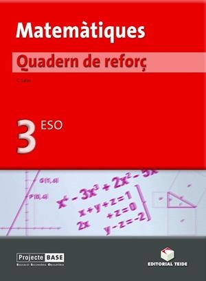 QUADERN DE REFORÇ DE MATEMATIQUES 3ER ESO | 9788430749355 | SALAS GUERRERO, CRISTINA
