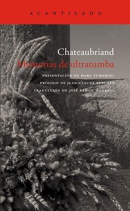 MEMORIAS DE ULTRATUMBA 2 VOLUMS | 9788496136878 | CHATEAUBRIAND