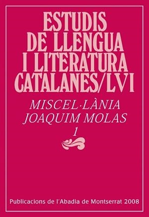 MISCELANIA JOAQUIM MOLAS | 9788498830071 | REQUESENS I PIQUER, JOAN/Y OTROS