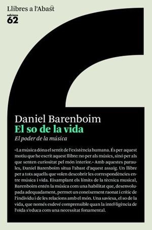 SO DE LA VIDA, EL | 9788429761375 | BARENBOIN, DANIEL