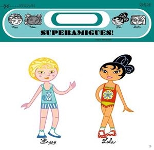 SUPERAMIGUES. RETALLABLES | 9788498253825 | A.A.V.V.