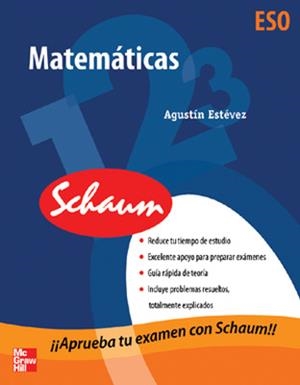 MATEMATICAS SHAUM | 9788448147242 | ESTEVEZ ANDREU