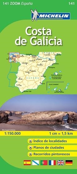 COSTA DE GALICIA MAPA ZOOM | 9782067140608 | VARIOS AUTORES