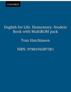 ENGLISH FOR LIFE ELEMENTARY | 9780194307581 | HUTCHINSON, TOM