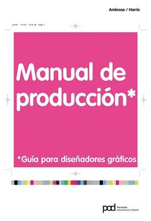 MANUAL DE PRODUCCIÓN | 9788434234277 | AMBROSE, GAVIN