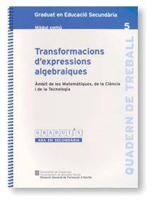 TRANSFORMACIONS D'EXPRESSIONS ALGEBRAIQUES ( GRADUI'S ARA EN | 9788439358824