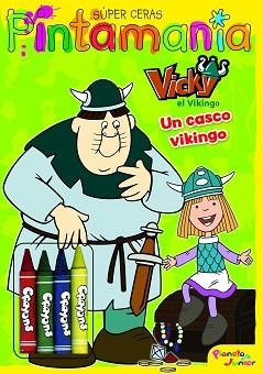 VICKY EL VIKINGO. PINTAMANÍA SÚPER CERAS | 9788408109471 | WICKIE EL VIKINGO