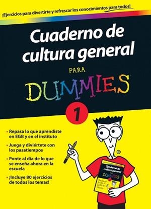 CUADERNO DE CULTURA GENERAL PARA DUMMIES 1 | 9788432900686 | AA. VV.