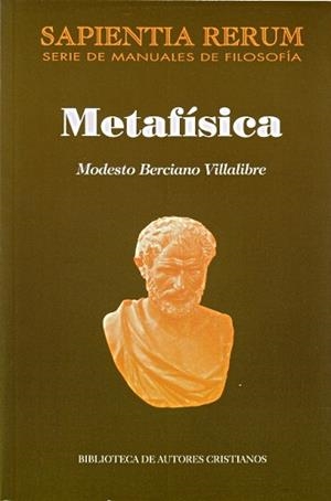 METAFÍSICA | 9788422015727 | BERCIANO VILLALIBRE, MODESTO