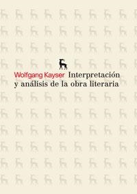 INTERPRETACION Y ANALISIS DE LA OBRA LIT | 9788424936273 | KAYSER, WOLFGANG