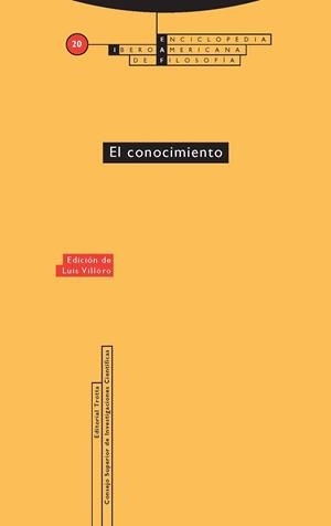 CONOCIMIENTO, EL | 9788481643589 | VILLORO, LUIS
