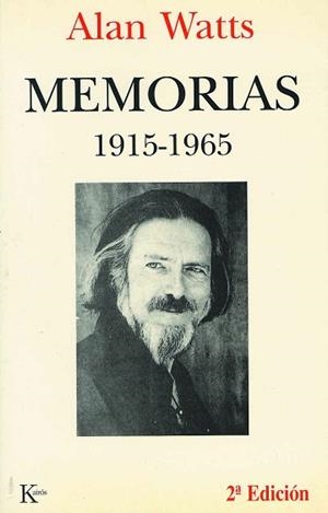 MEMORIAS WATTS 1915-1965 | 9788472454286 | WATTS, ALAN
