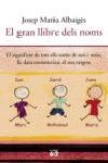 GRAN LLIBRE DELS NOMS- SIGNIFICAT, ONOMASTICA... | 9788429755176 | ALBAIGES, JOSEP MARIA